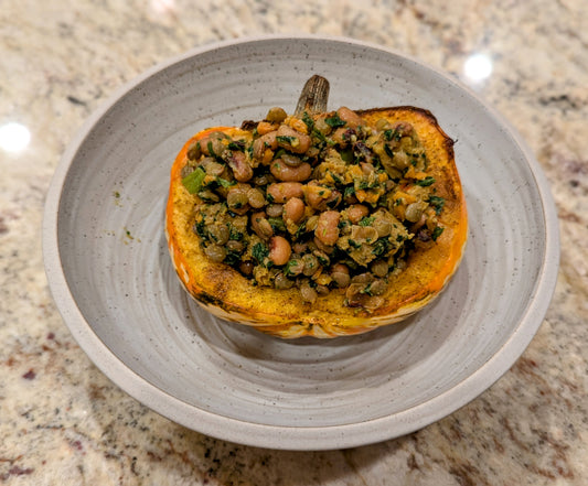 Immune Boosting Stuffed Carnival Squash